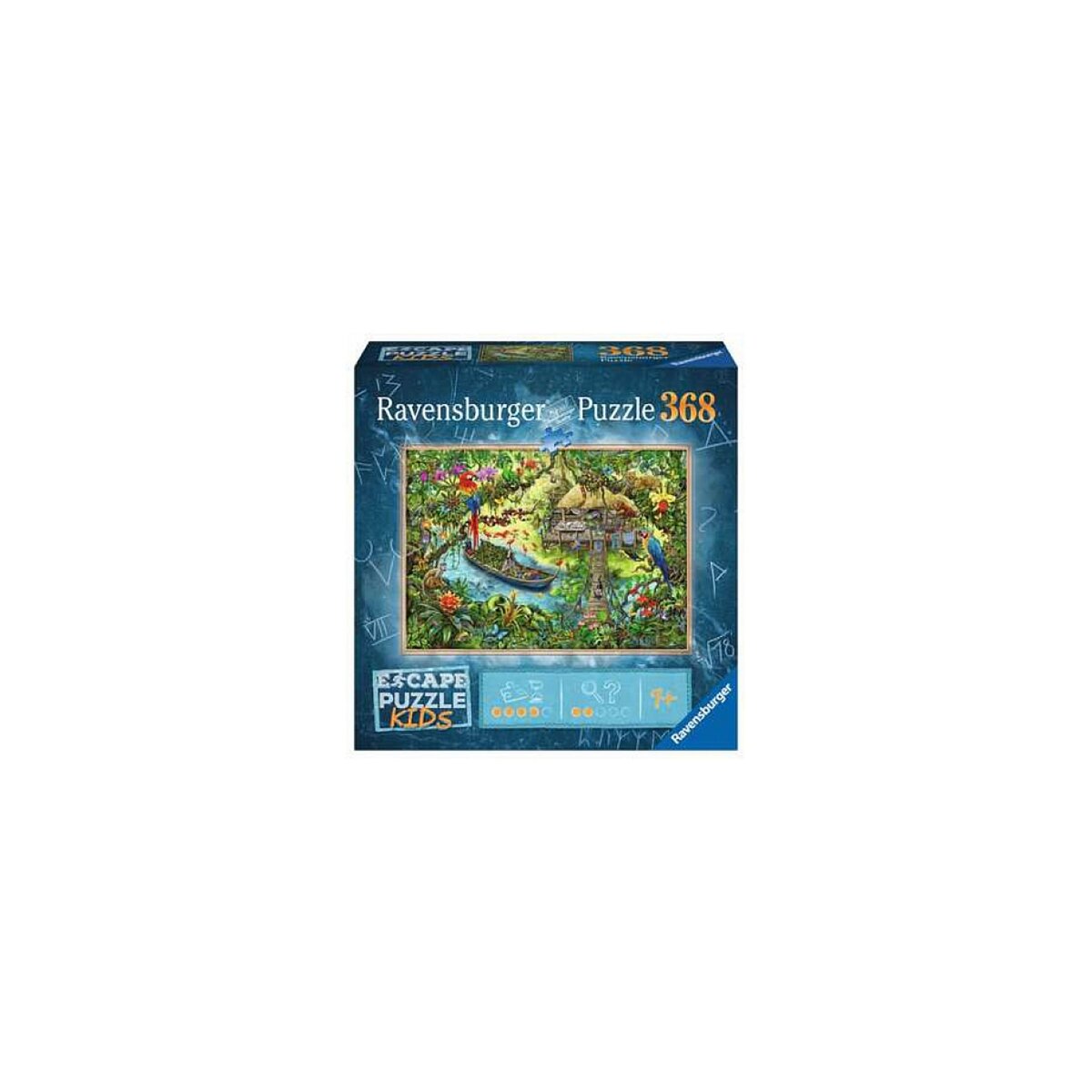 RAVENSBURGER Escape puzzle kids Un safari dans la jungle pas cher