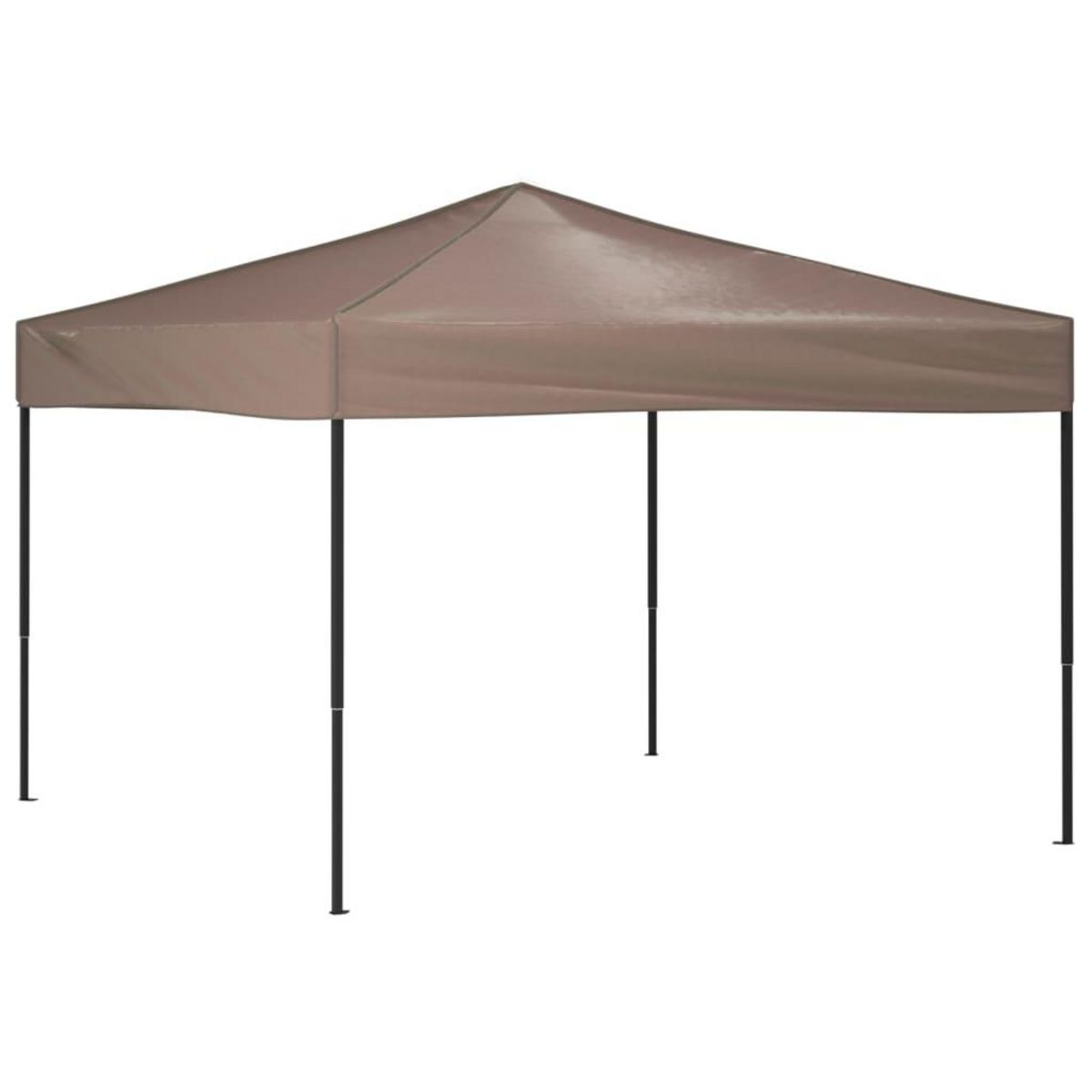 VIDAXL Tente de reception pliable Taupe 3x3 m