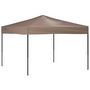 Voir la diapositive 2 : VIDAXL Tente de reception pliable Taupe 3x3 m