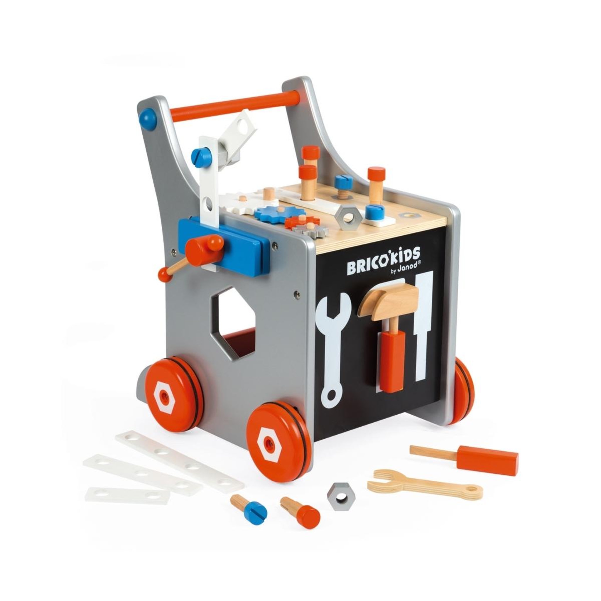 Juratoys-Janod Chariot magnetique brico kids