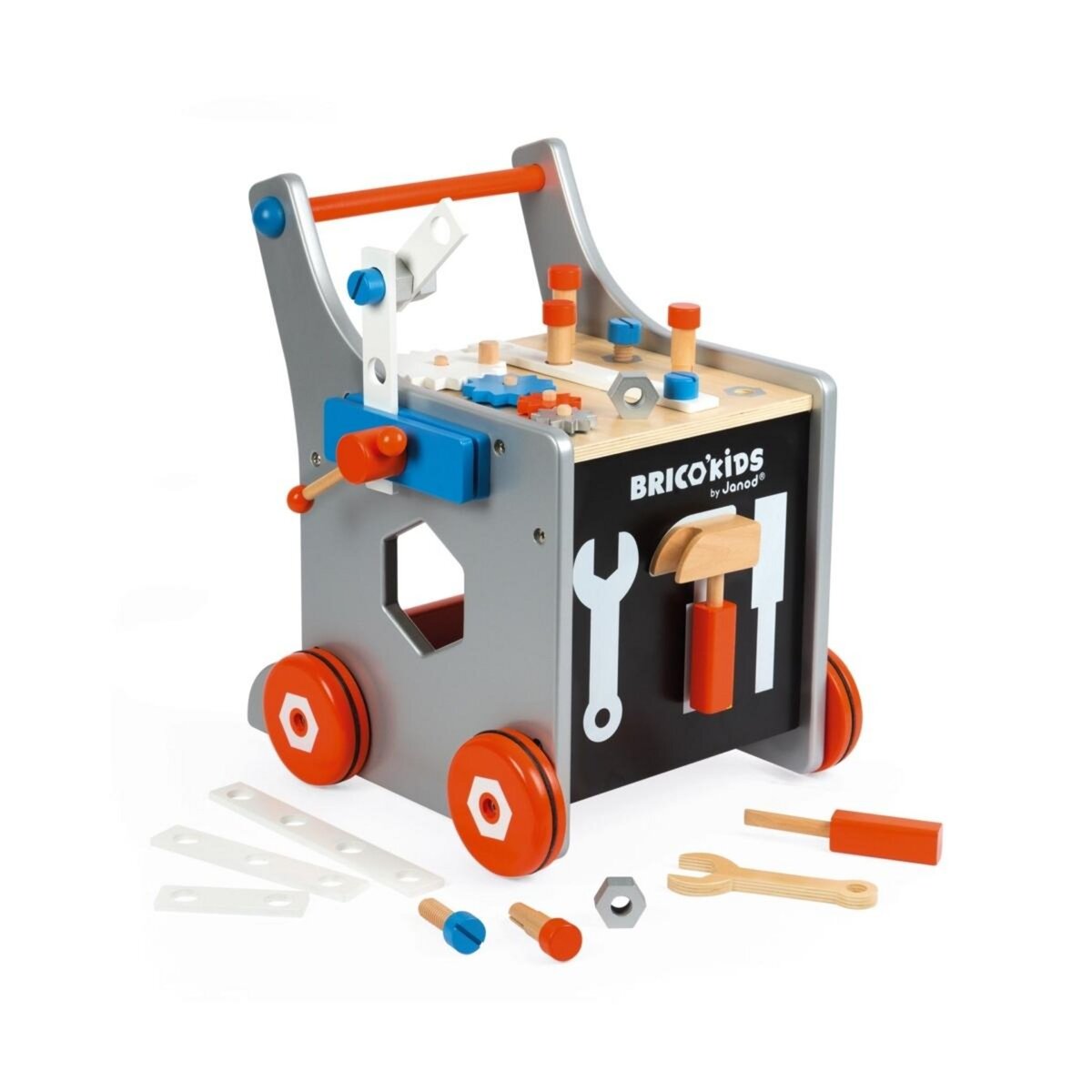 Juratoys-Janod Chariot magnetique brico kids