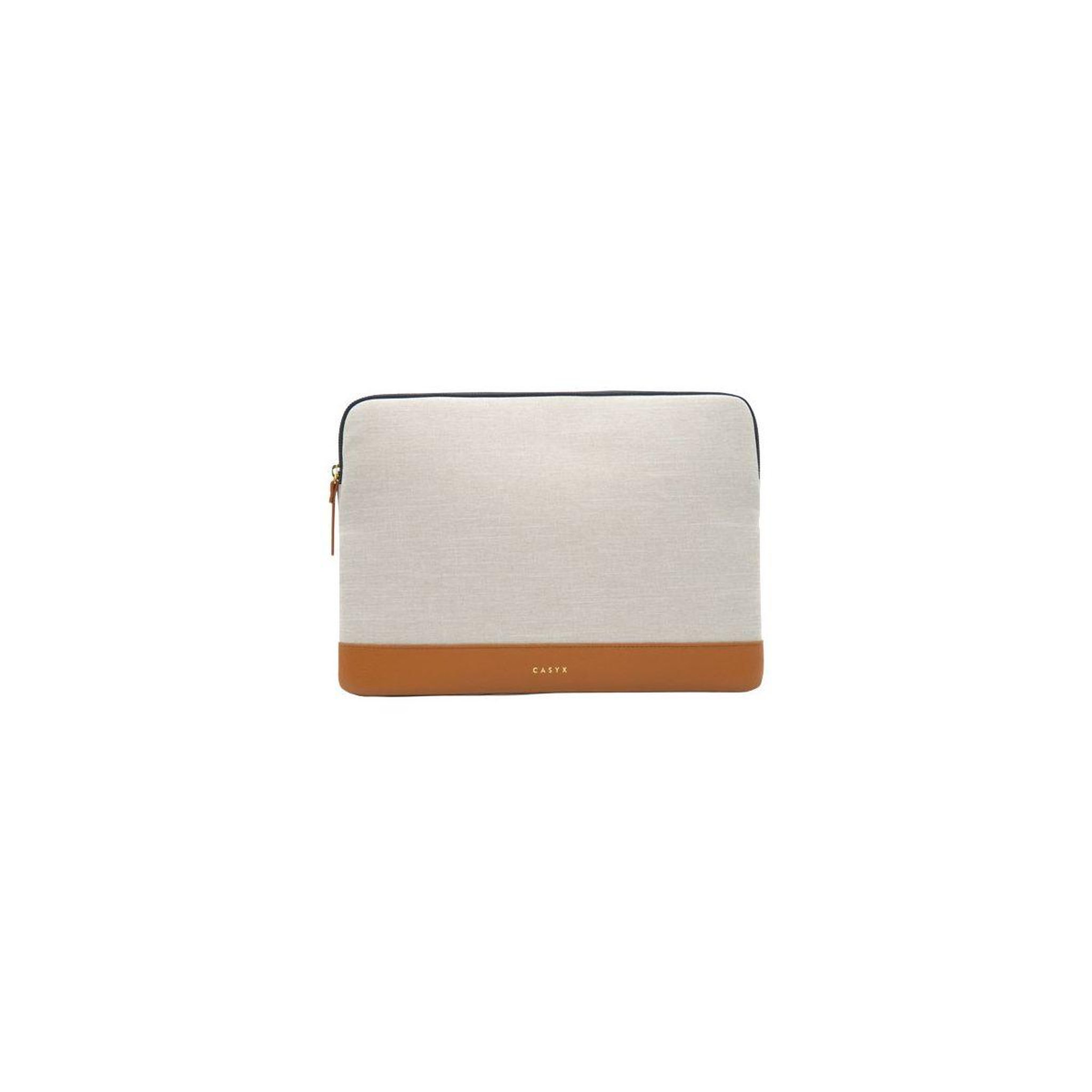 CASYX Housse Pour PC ou Macbook 13'' Gris/Beige