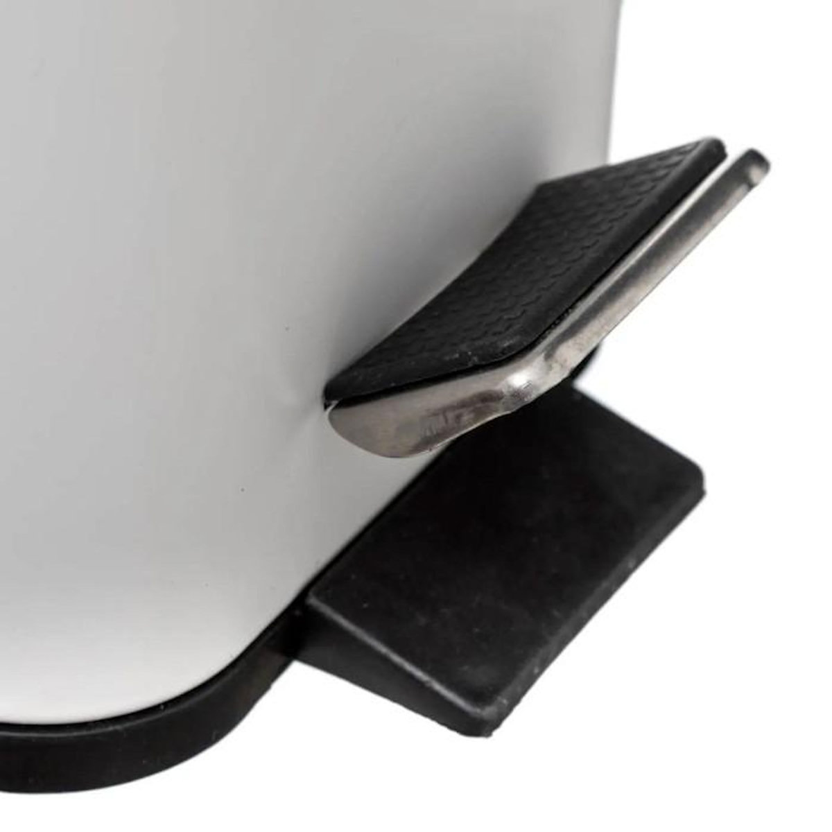 FIVE Poubelle de Salle de Bain  Rectangle  5L Blanc