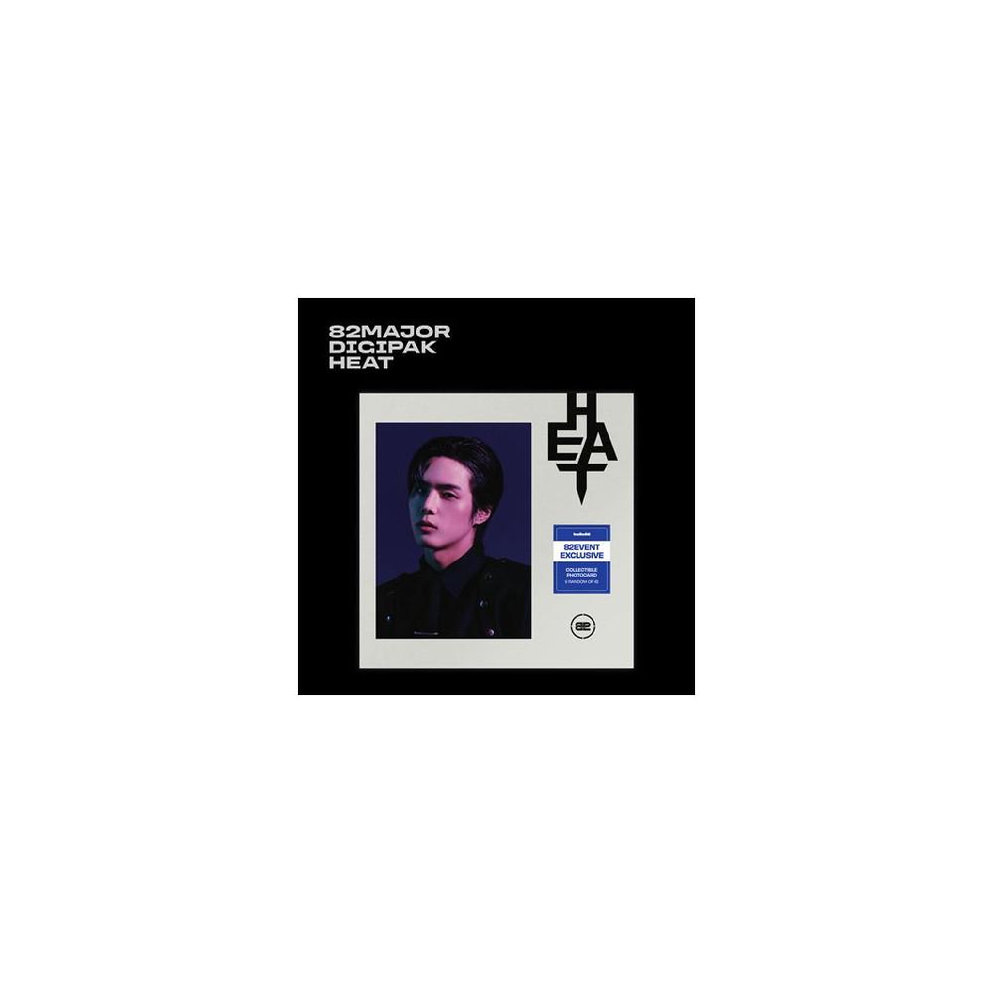 Cd album heat (82event) édition exclusive kim do gyun en digipak noir à accents bleus