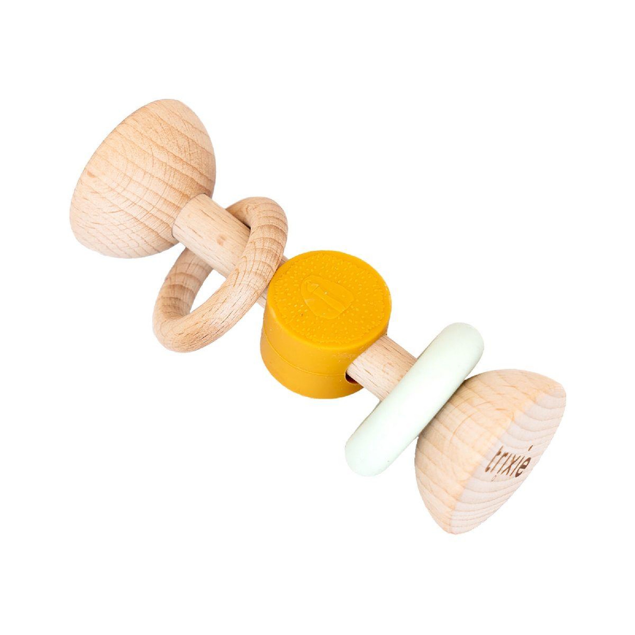 Trixie Hochet en silicone et en bois - mr lion