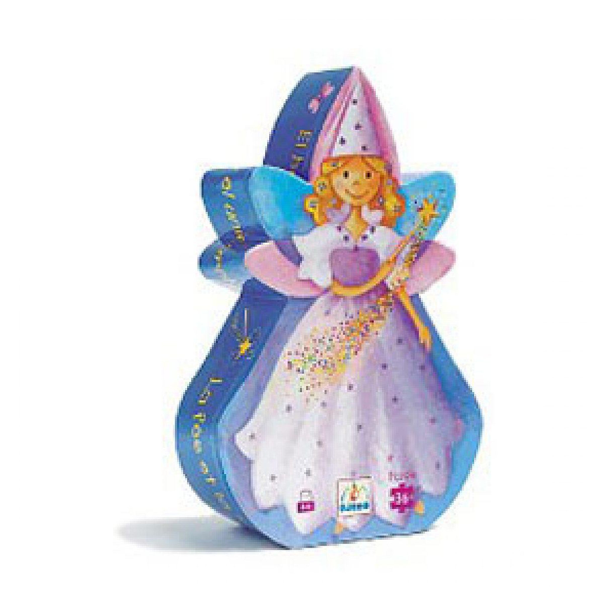 Djeco Puzzle silhouette 36p la fee et la licorne