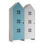 Voir la diapositive 1 : Paris Prix Pack - 2 Armoires Enfant  Casami Bruges  171cm Bleu & Blanc