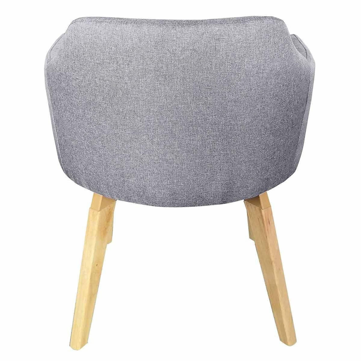 Paris Prix Fauteuil Scandinave en Tissu  Nari  70cm Gris Clair