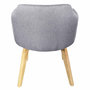 Voir la diapositive 4 : Paris Prix Fauteuil Scandinave en Tissu  Nari  70cm Gris Clair