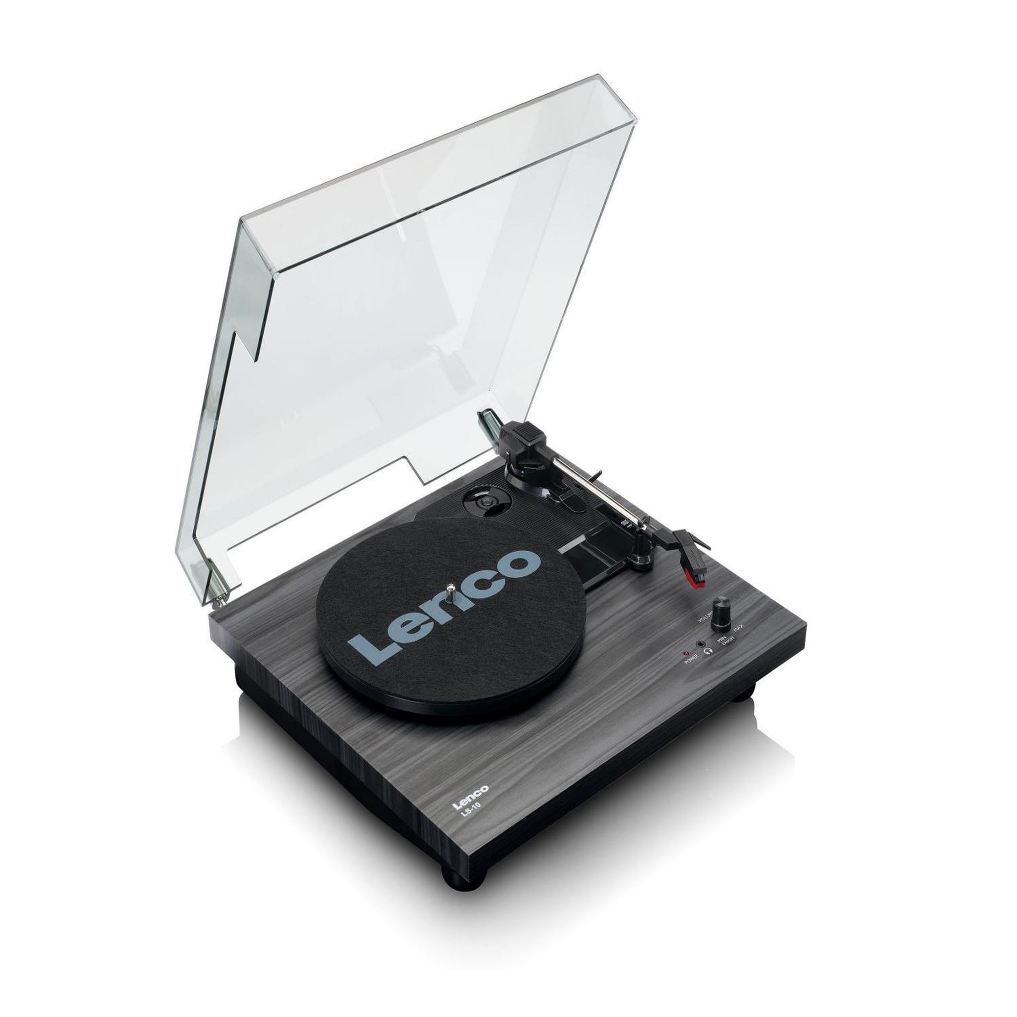 Voir la diapositive 3 : Lenco Platine vinyle Lenco LS-10 avec haut-parleurs intégrés