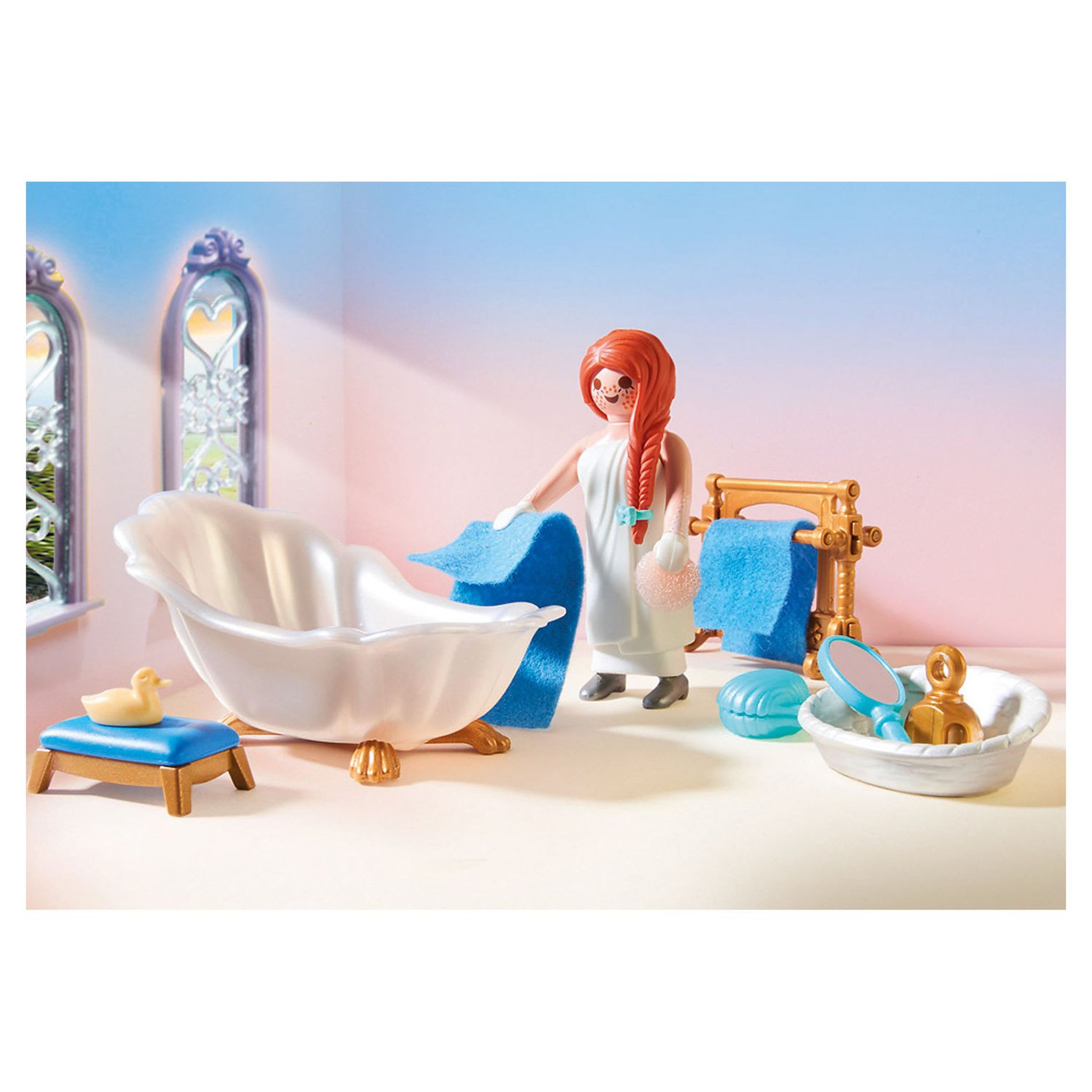 Voir la diapositive 4 : PLAYMOBIL 70454 - Princess - Salle de bain royale avec dressing