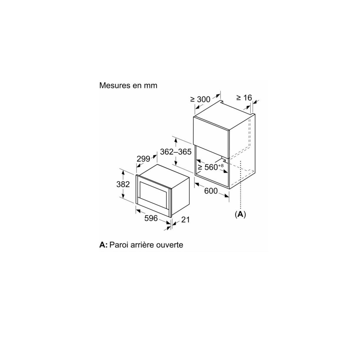 Neff Micro-ondes encastrable 21l 900w inox - NL4WR21N1