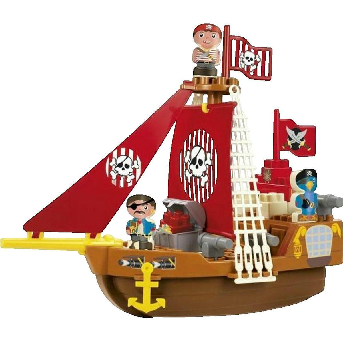 Ecoiffier Jeu d'éveil Ecoiffier Bateau Pirate multicolore