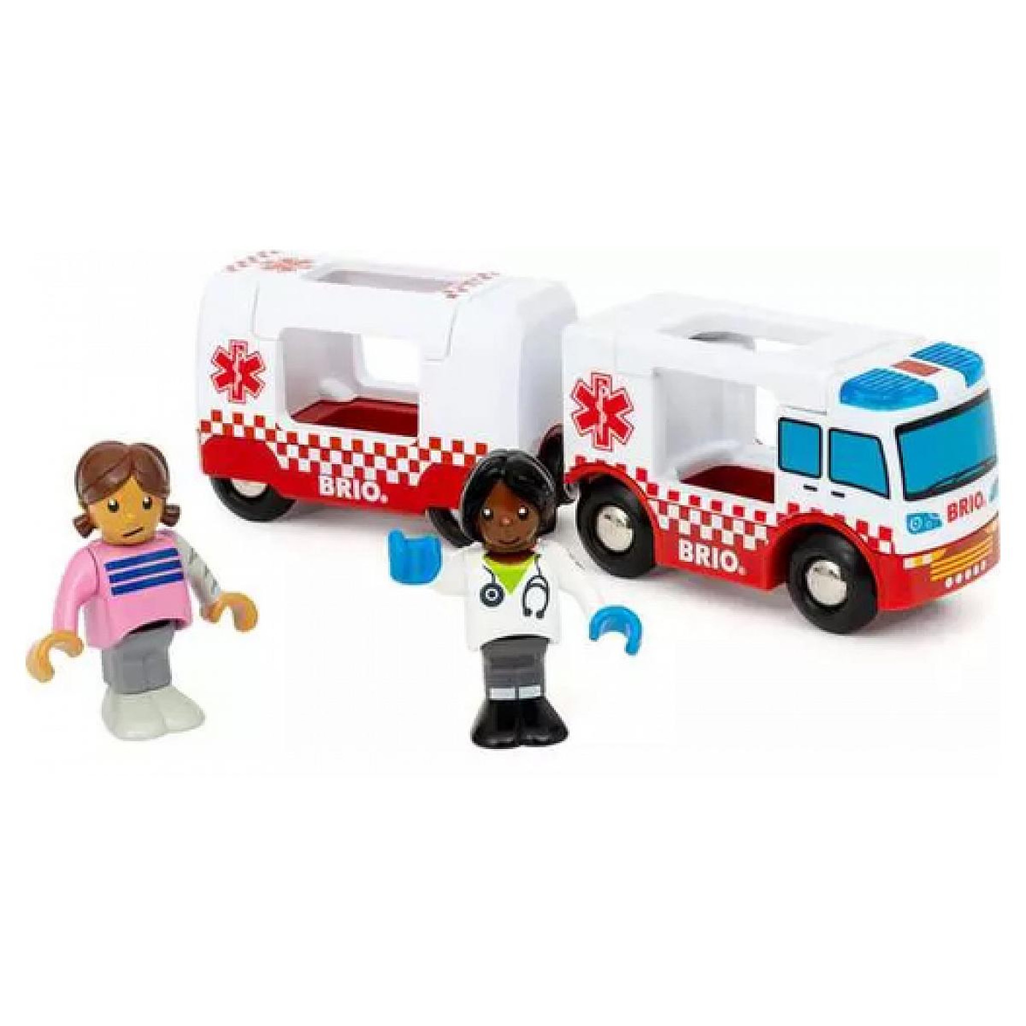 Voir la diapositive 3 : Brio 36035 Camion ambulance Son et lumiere - Nouvelle edition