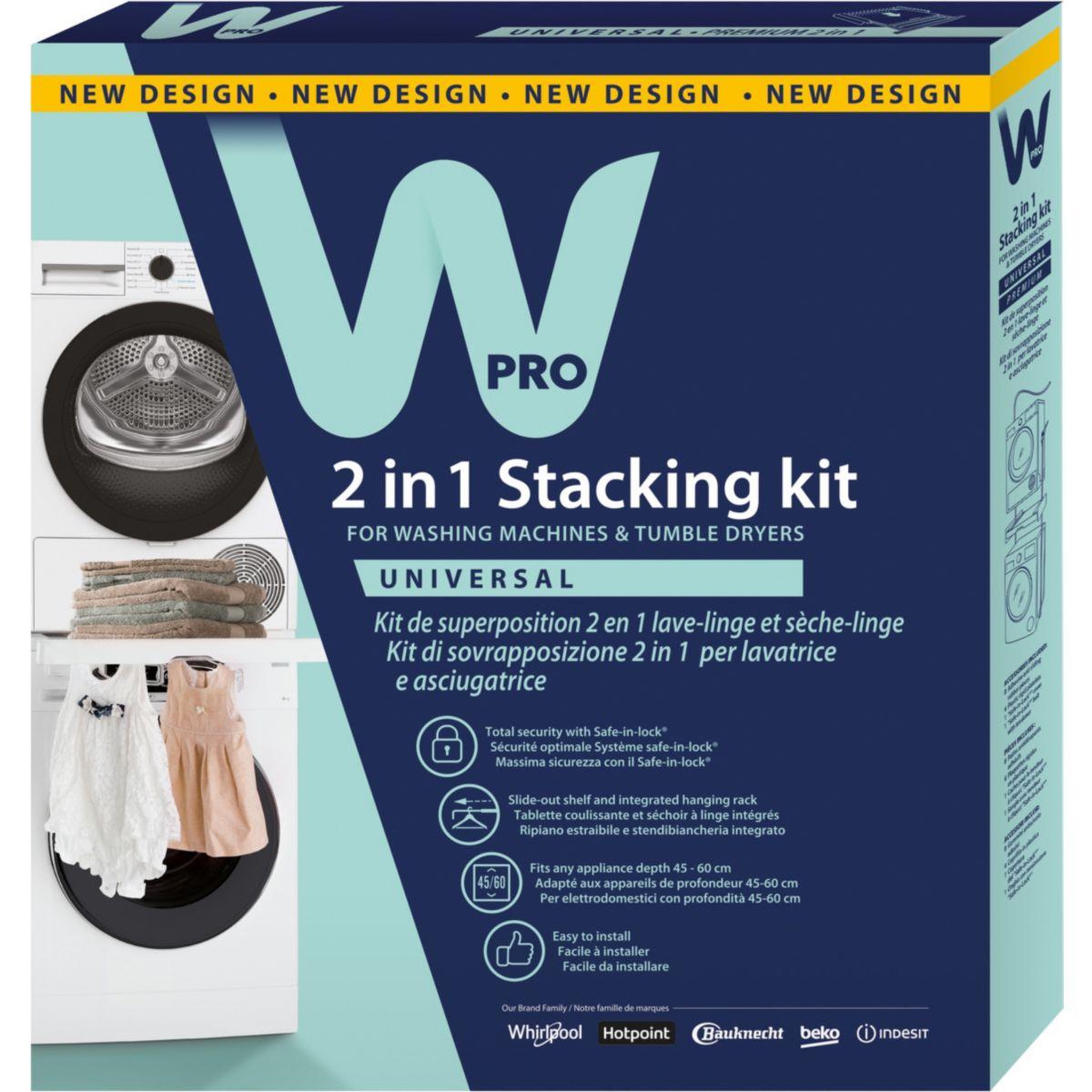 Voir la diapositive 4 : WPRO Kit de superposition de superposition avec tablette + séchoir