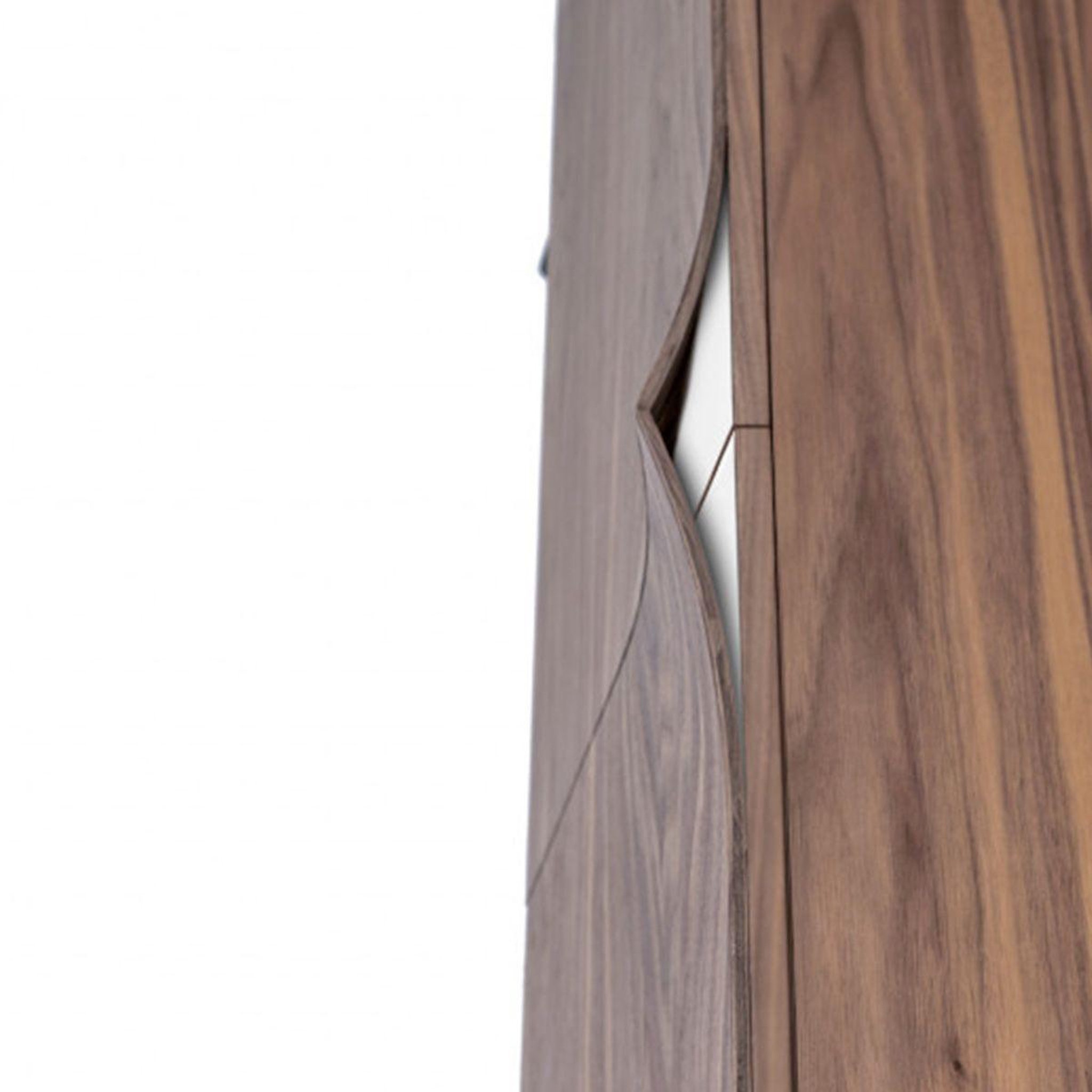 Voir la diapositive 6 : Paris Prix Buffet 2 portes & 2 niveaux  plof  120cm noyer