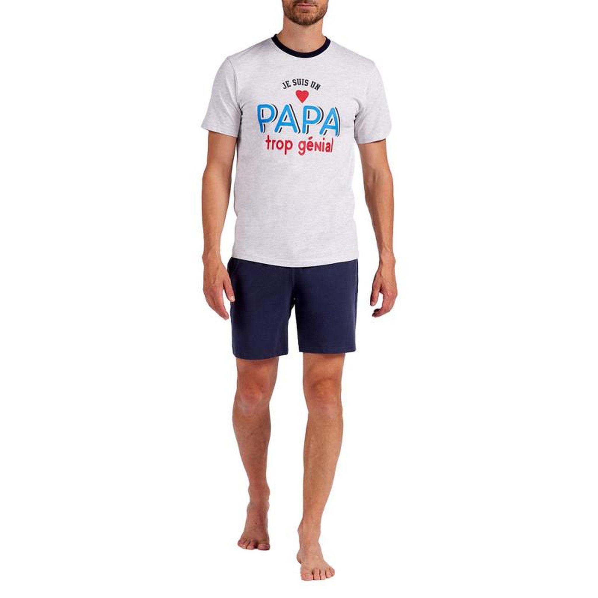 Voir la diapositive 2 : OZABI Pyjama Court COTON