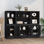 Voir la diapositive 3 : VIDAXL Buffets 3 pcs noir bois d'ingenierie