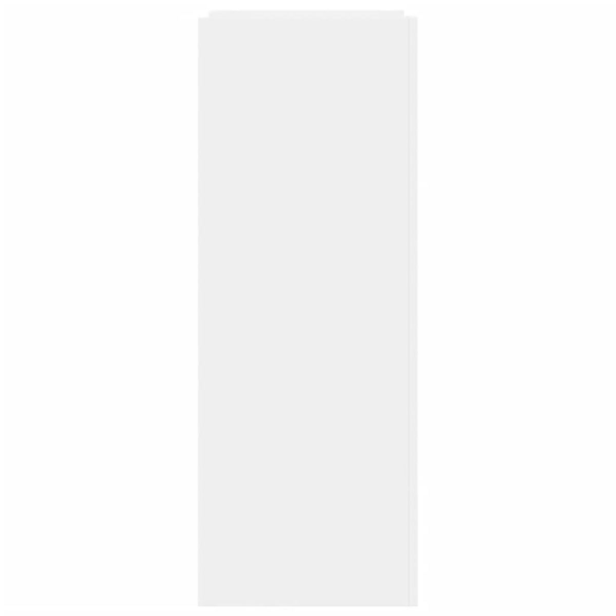 VIDAXL Armoire a chaussures blanc 74,5x37,5x100 cm bois d'ingenierie