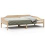 Voir la diapositive 2 : VIDAXL Cadre de lit sans matelas 80x200 cm bois massif de pin