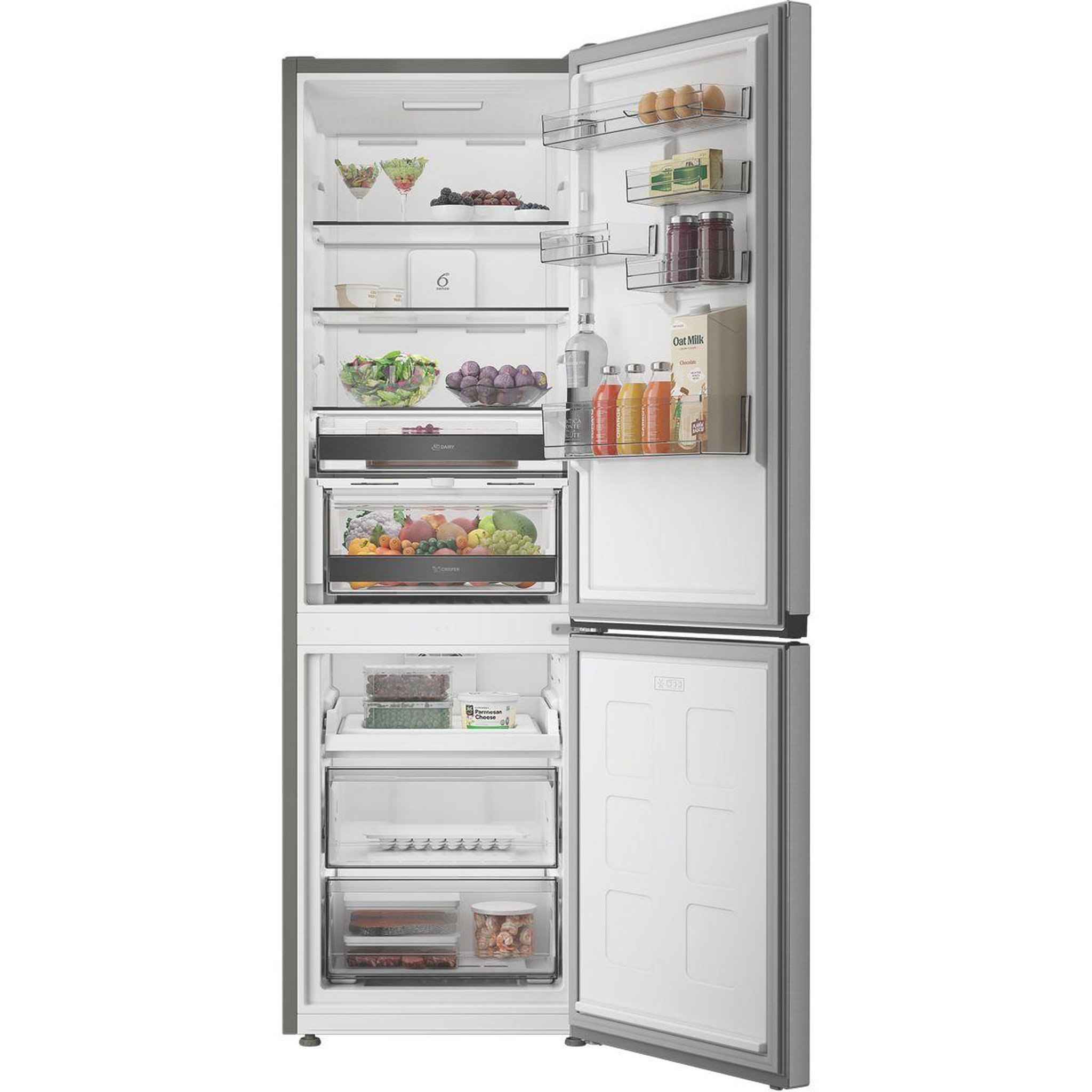 Voir la diapositive 3 : Whirlpool Réfrigérateur combiné whk26372x5ea3