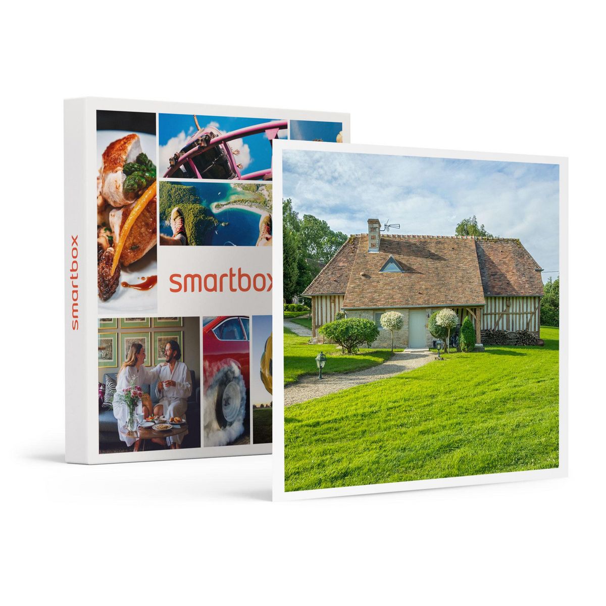 Smartbox 3 jours en famille en maison normande avec accès libre au bain bouillonnant près de Caen - Coffret Cadeau Séjour