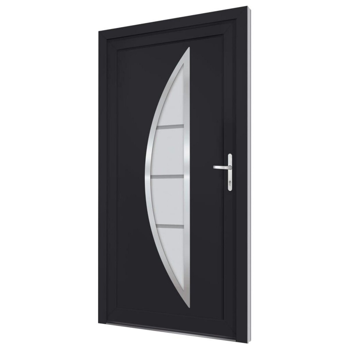 VIDAXL Porte d'entree anthracite 98x200 cm PVC