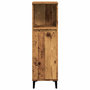 Voir la diapositive 4 : VIDAXL Armoire de salle de bain vieux bois 30x30x100cm bois ingenierie