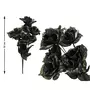 ATOSA Bouquet de Fleurs noires et vertes - 35 cm
