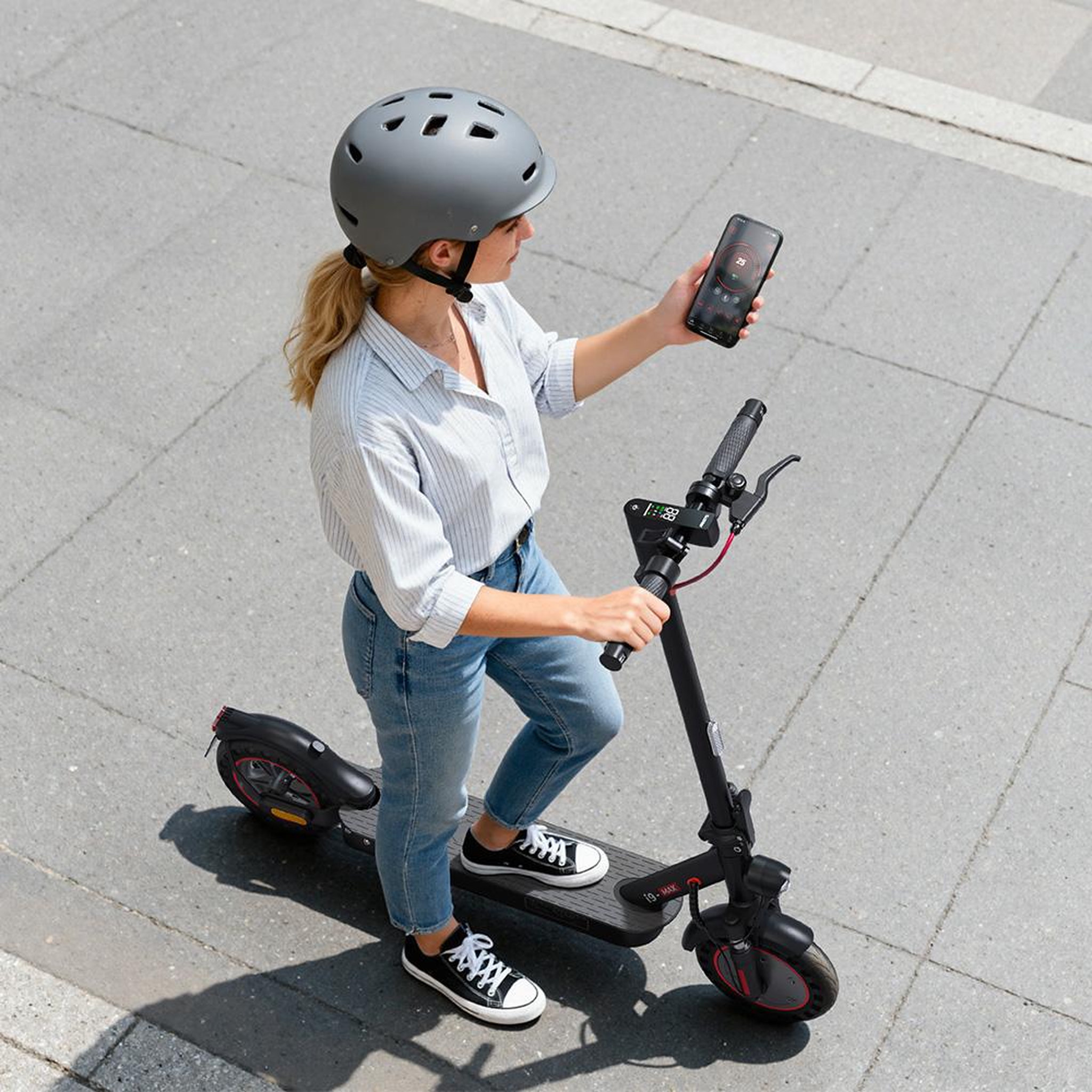 Voir la diapositive 6 : ISCOOTER Trottinette électrique iscooter i9 max, 36v 500w 10ah, 10 , noir