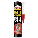 PATTEX Colle PATTEX Ni clous ni vis objets lourds, 460g blanc