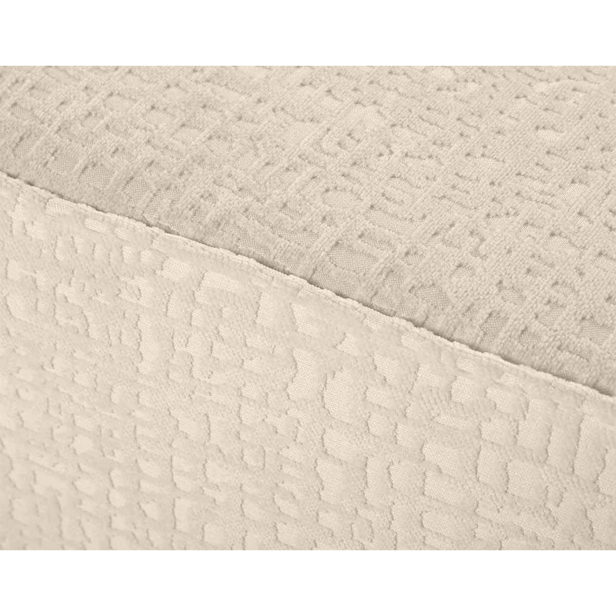 BEST MOBILIER Topaze - fauteuil - en tissu velours relief