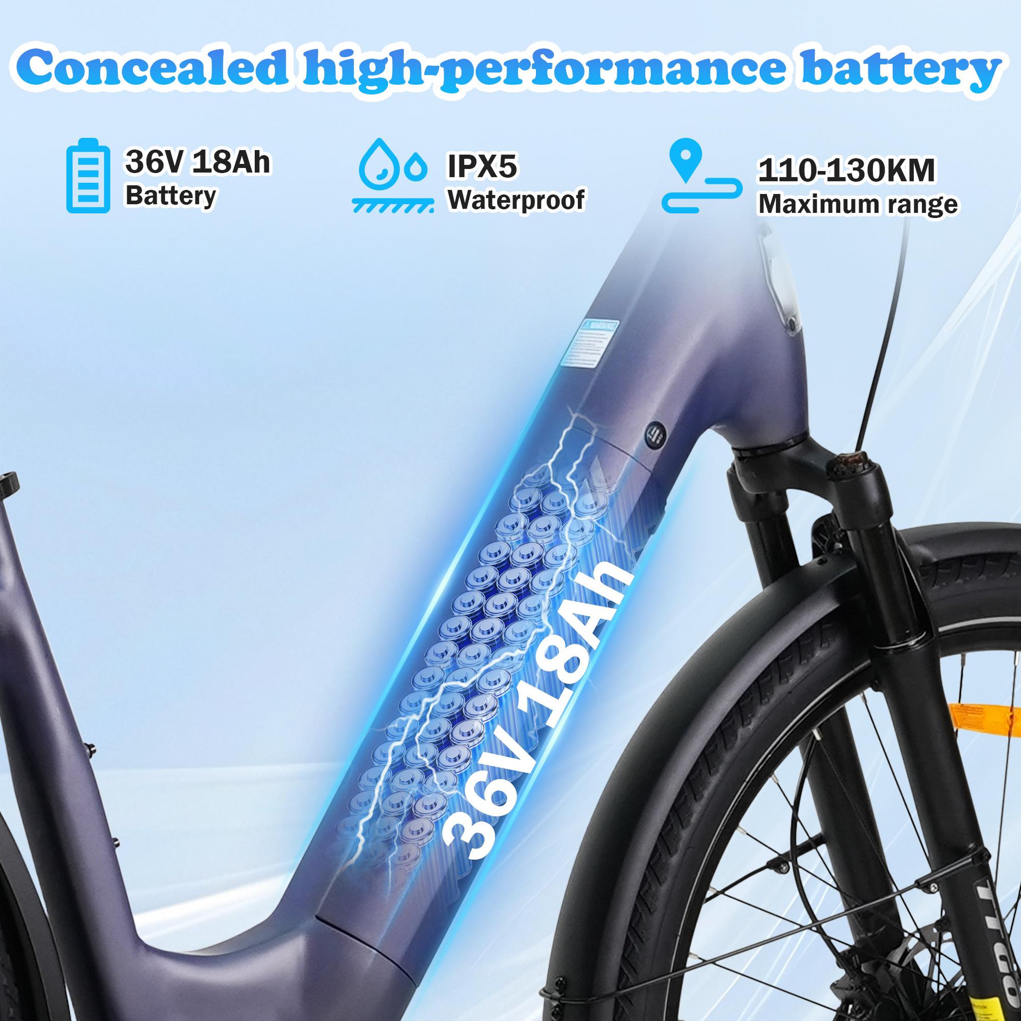 Voir la diapositive 6 : TTGO Vélo électrique TTGO Z5, moteur central 250 W
