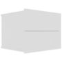 Voir la diapositive 2 : VIDAXL Table de chevet Blanc 40x30x30 cm Bois d'ingenierie
