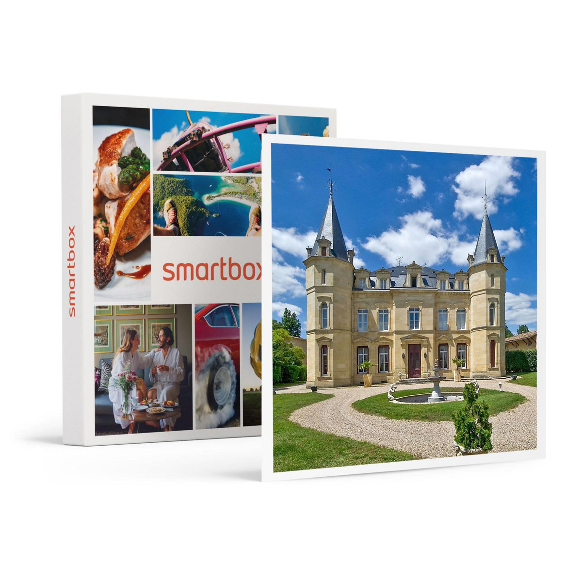 Smartbox 2 jours en suite en longère d'un château avec dîner, massage et hammam près de Bordeaux - Coffret Cadeau Séjour