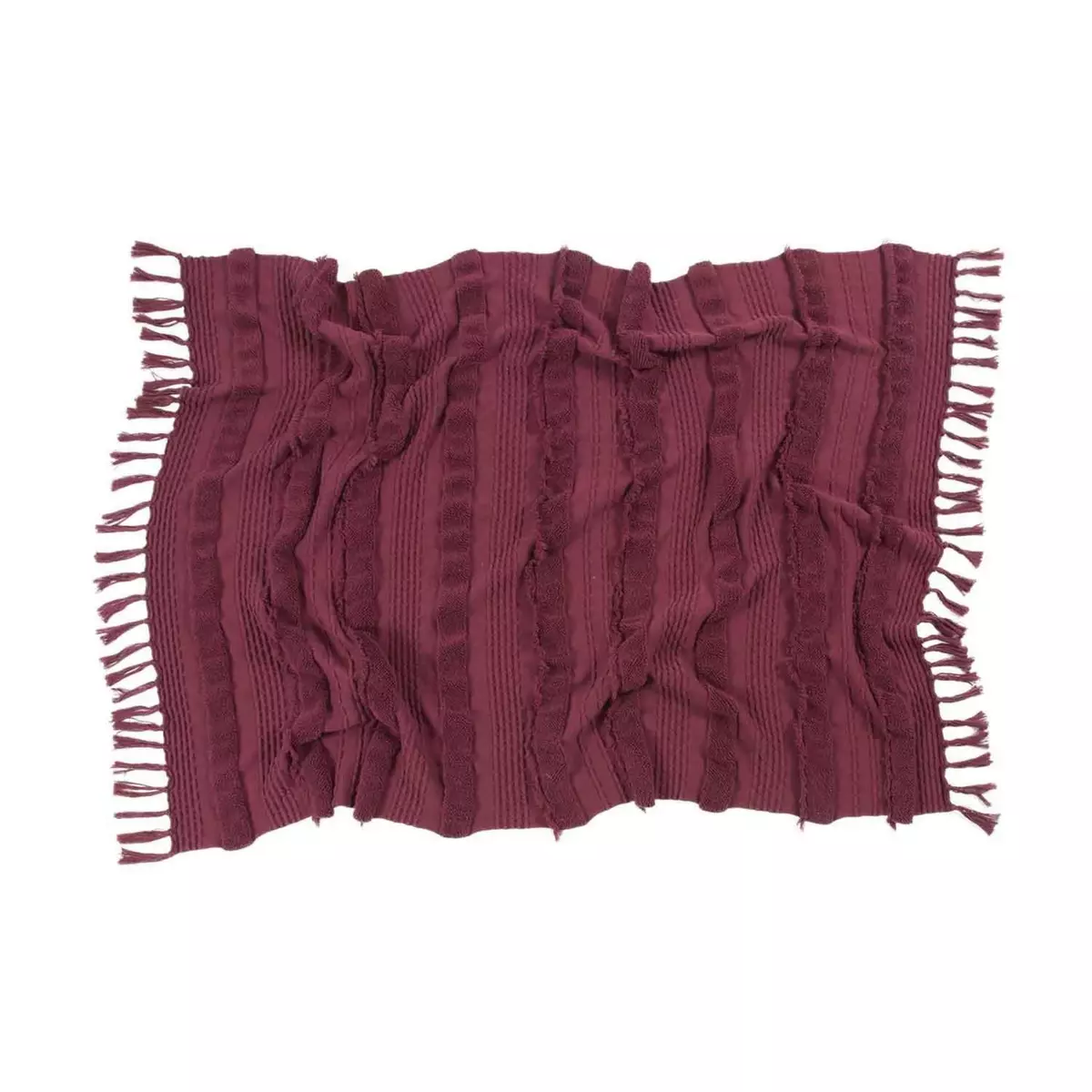 Lorena Canals Couverture tricotée pour bébé rouge Savannah 150 x 125 cm