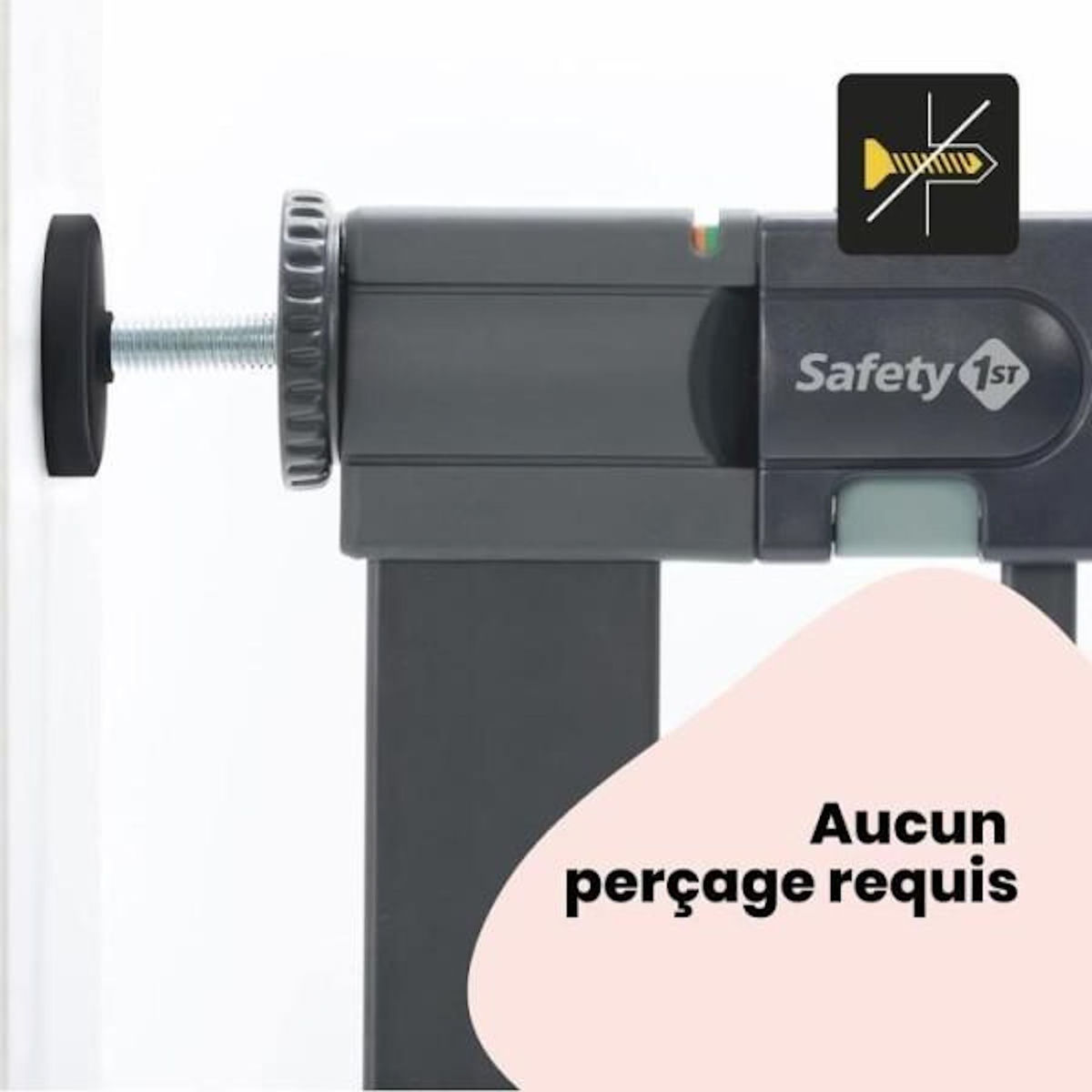 SAFETY 1ST Barriere esay close metal Black