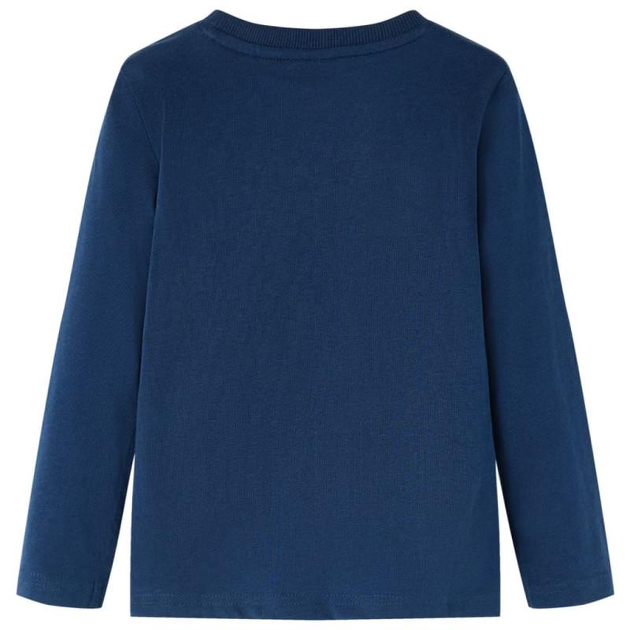 Voir la diapositive 2 : VIDAXL T shirt enfants à manches longues bleu marine 104