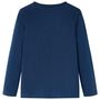 Voir la diapositive 2 : VIDAXL T shirt enfants à manches longues bleu marine 104
