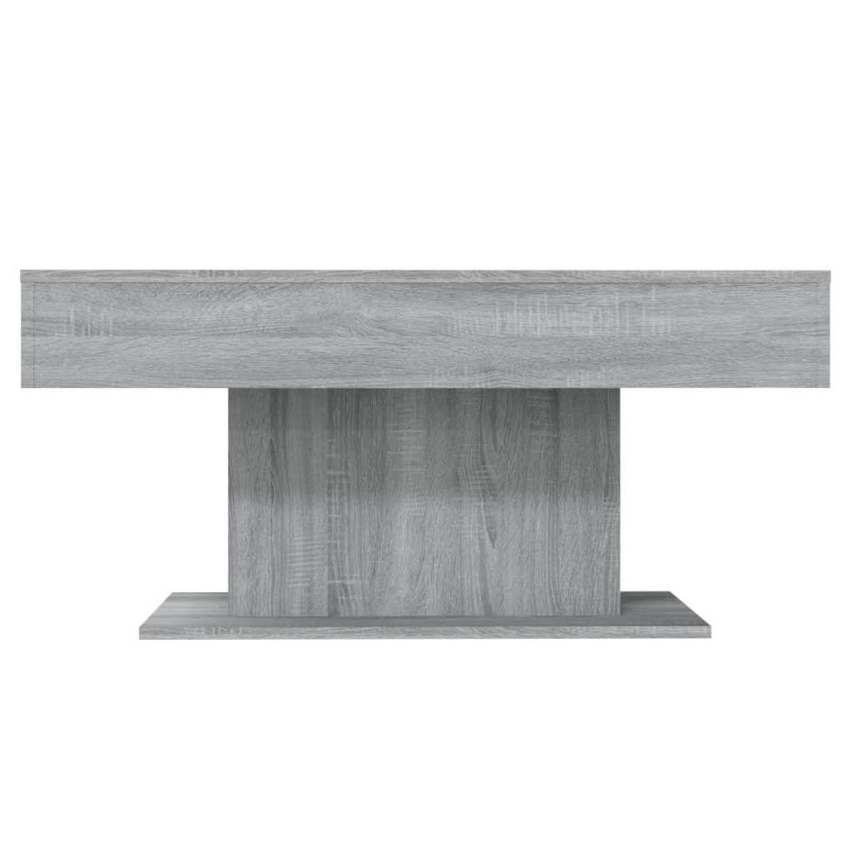VIDAXL Table basse Sonoma gris 96x50x45 cm Bois d'ingenierie