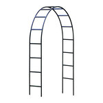 NATURE Pergola arche en acier plastifié vert-  140 x 37 x 240 cm - Nature