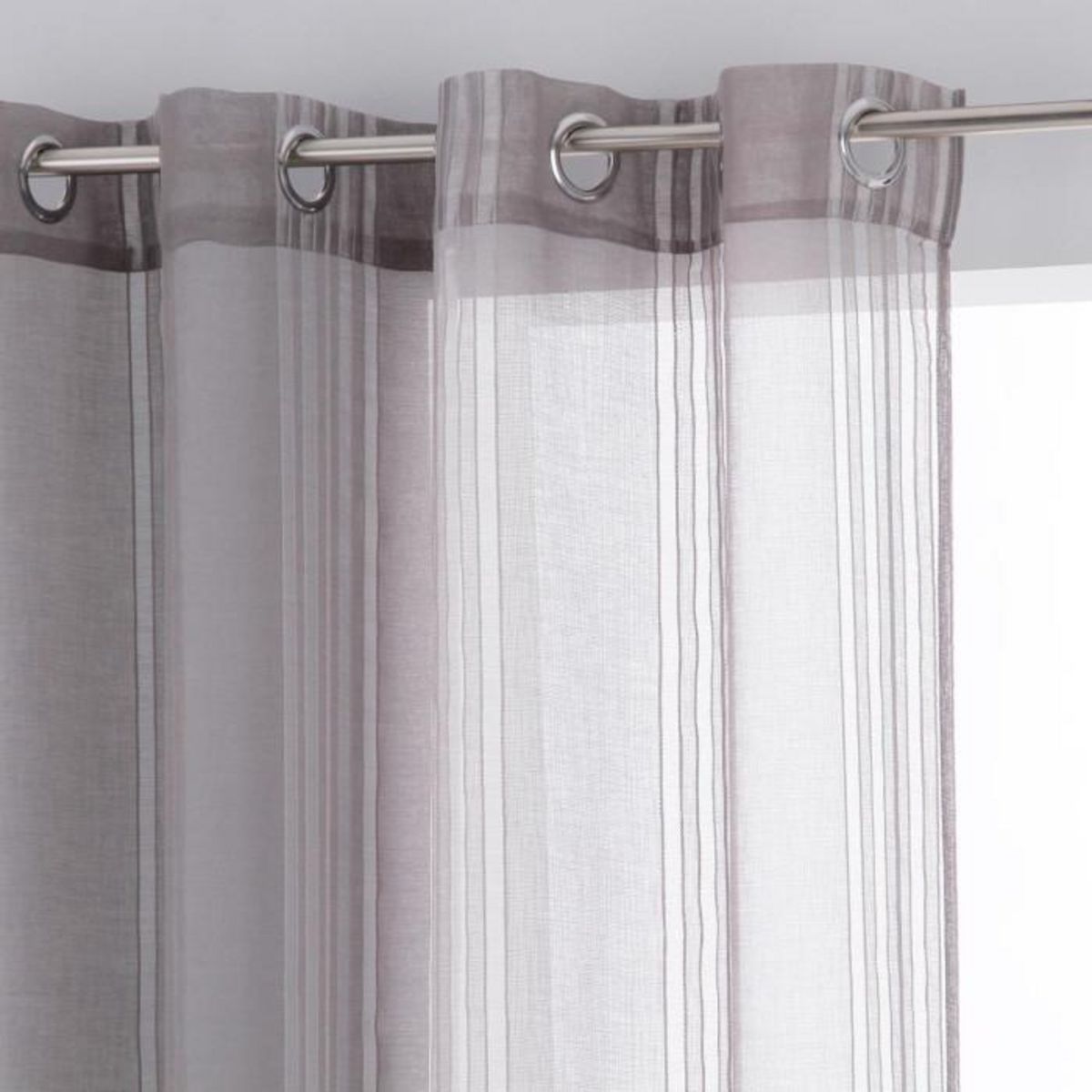 ATMOSPHERA Rideau Voilage  Lisa  140x240cm Gris