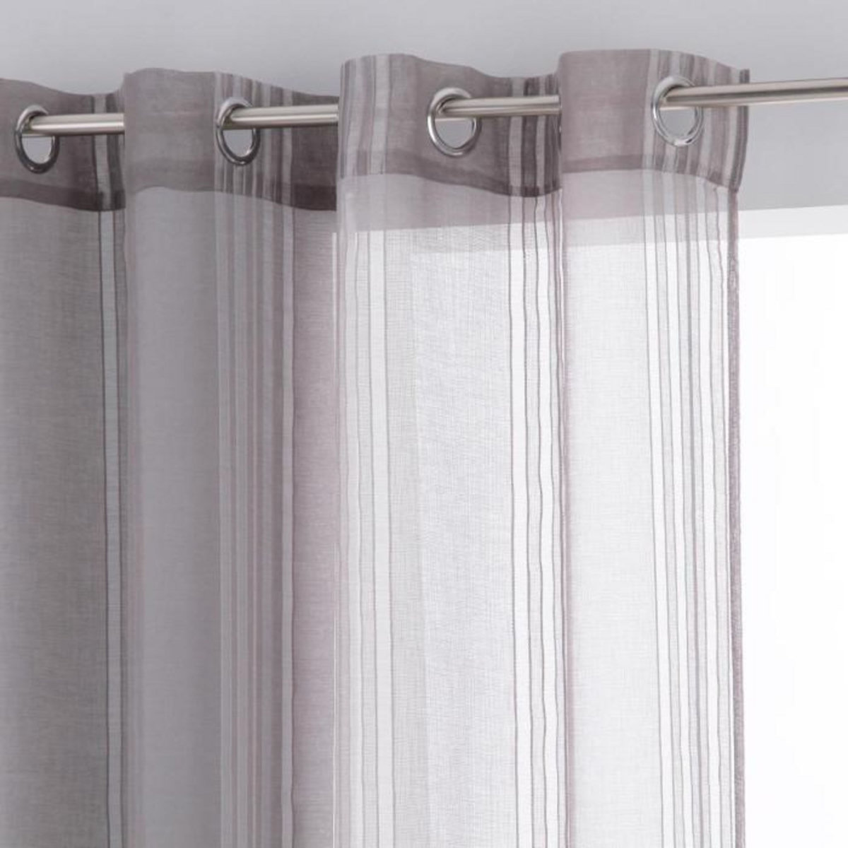 ATMOSPHERA Rideau Voilage  Lisa  140x240cm Gris