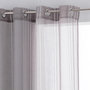 Voir la diapositive 2 : ATMOSPHERA Rideau Voilage  Lisa  140x240cm Gris