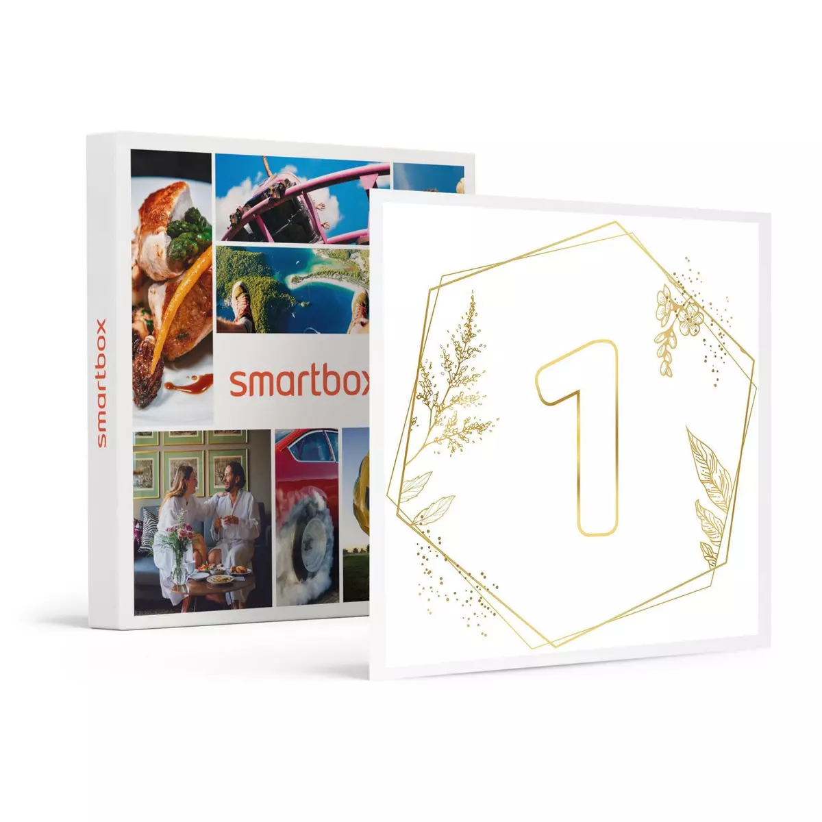 Smartbox Noces de coton : joyeux 1er anniversaire de mariage ! - Coffret Cadeau Multi-thèmes