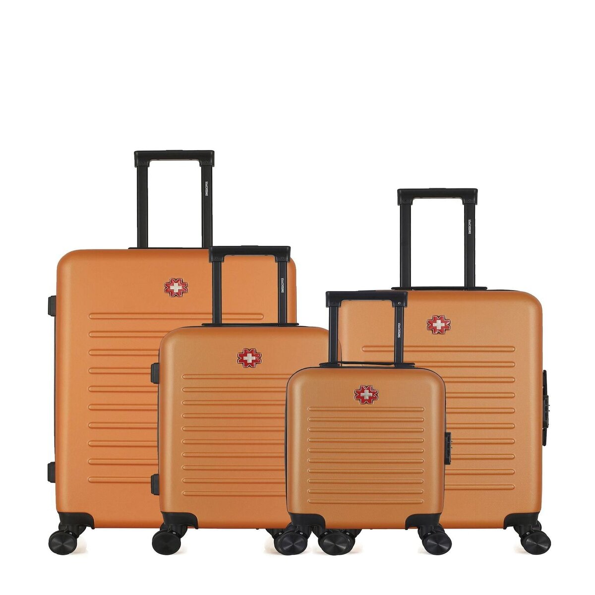 SWISS KOPPER SWISS KOPPER - LOT DE 4 - Valise Grand Format, Valise Week-end, Valise Cabine et Valise Cabine XXS WIL
