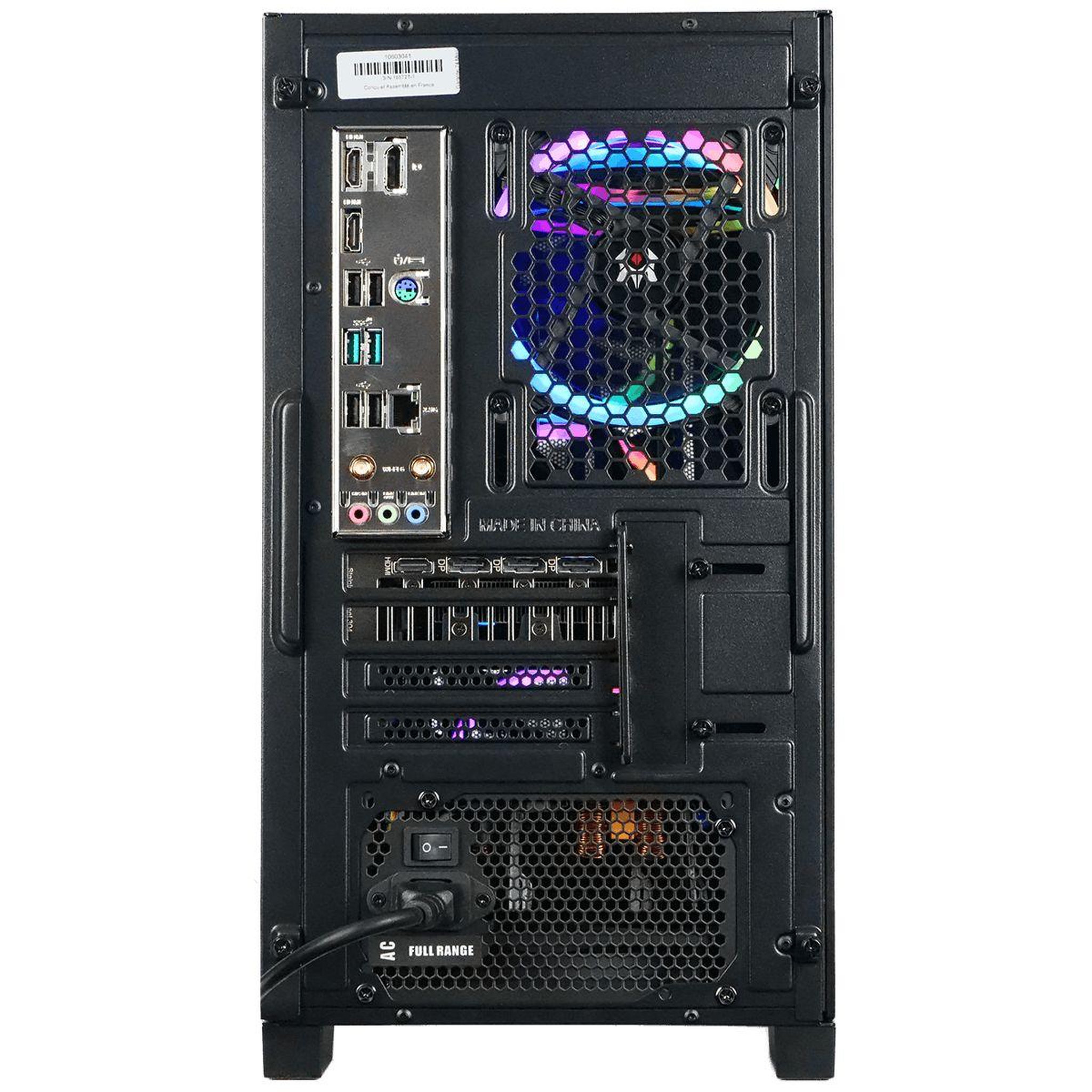 Voir la diapositive 4 : MRED Pc gamer cbt101-01 - intel core i5-14400f - nvidia geforce rtx 5060 - 16 go ram ddr4 - ssd 1 to