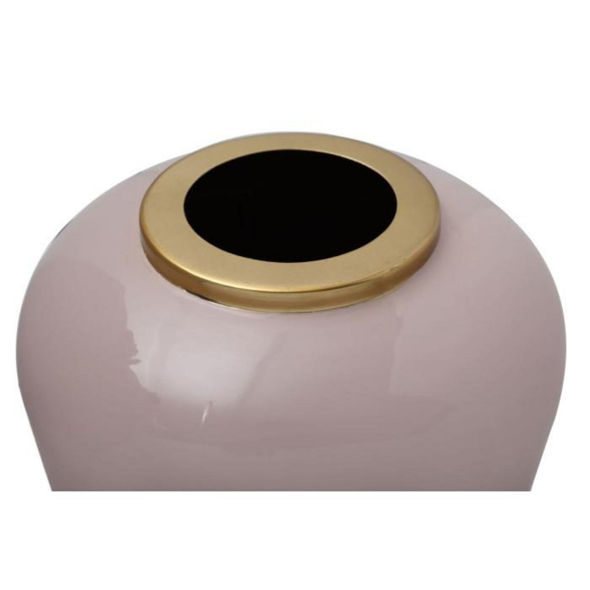 Paris Prix Vase Rond Design  Touna  91cm Rose & Or