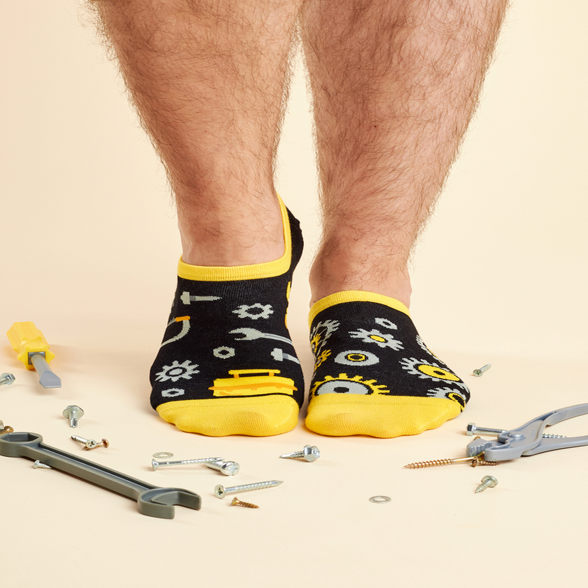 Voir la diapositive 2 : DEDOLES Socquettes invisibles mécanicien