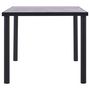 Voir la diapositive 3 : VIDAXL Table a manger Noir et gris beton 180x90x75 cm MDF